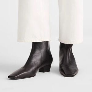 Madewell Lexie Boot Black Leather 10